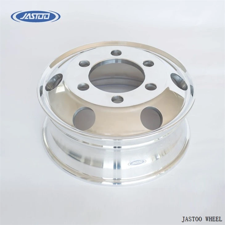 17.5*6.0 Inch Polished Forged Aluminum Alloy 6 Lug Truck Wheels